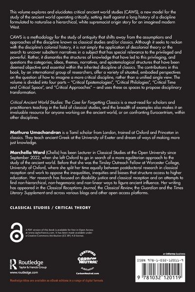 Produktbild: Critical Ancient World Studies
