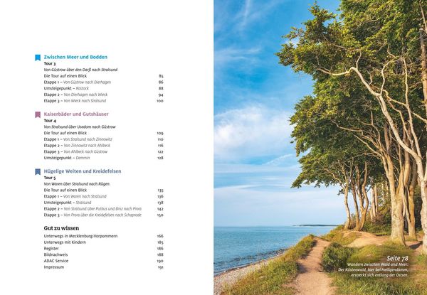 Produktbild: ADAC Roadtrips Mecklenburg-Vorpommern mit Ostseek&uuml;ste
