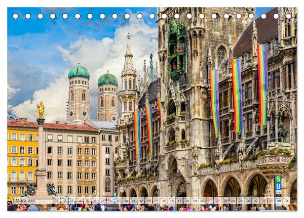 Produktbild: Deutschland Ansichten (Tischkalender 2026 DIN A5 quer), CALVENDO Monatskalender
