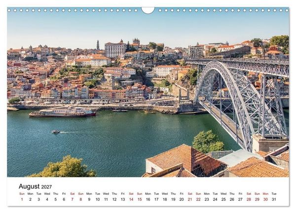 Produktbild: Wonderful Portugal (Wall Calendar 2027 DIN A3 landscape), CALVENDO 12 Month Wall Calendar