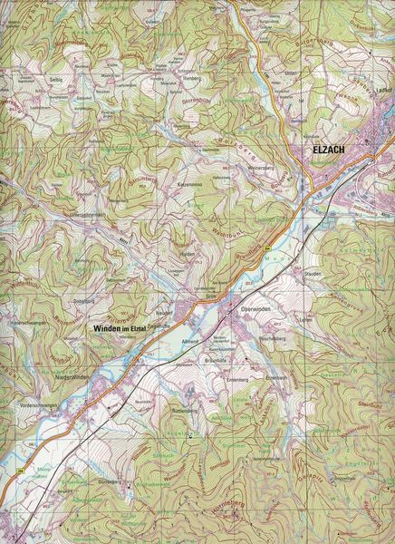 Produktbild: Elzach 1 : 25 000