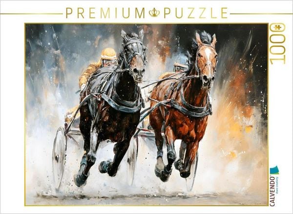CALVENDO Puzzle Ein Motiv aus dem Kalender 'Wild im Herz, weich in der Hand' | 1000 Teile Lege-Größe 64x48cm Foto-Puzzle für glückliche Stunden