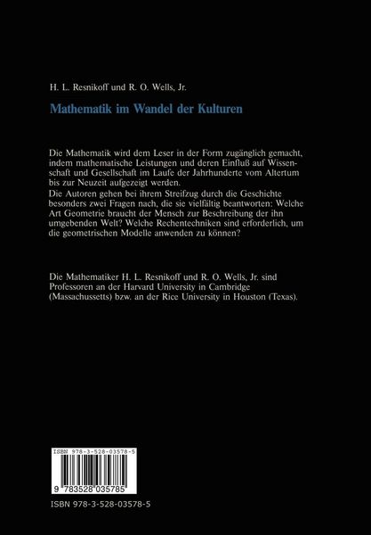 Produktbild: Mathematik im Wandel der Kulturen
