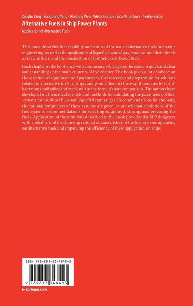 Produktbild: Alternative Fuels in Ship Power Plants