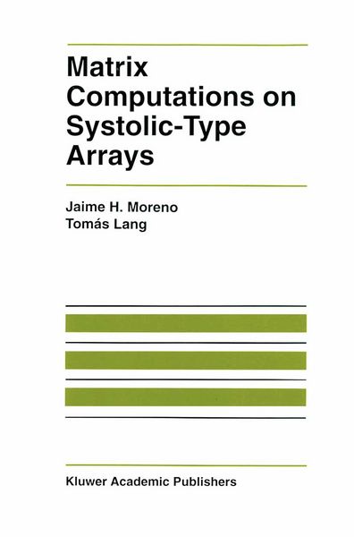 Produktbild: Matrix Computations on Systolic-Type Arrays