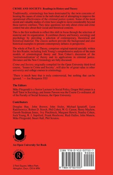 Produktbild: Crime and Society