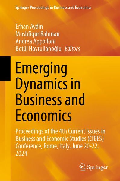 Produktbild: Emerging Dynamics in Business and Economics