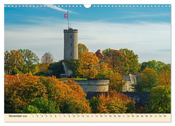 Produktbild: Bielefeld - Die freundliche Stadt am Teutoburger Wald (Wandkalender 2026 DIN A3 quer), CALVENDO Monatskalender