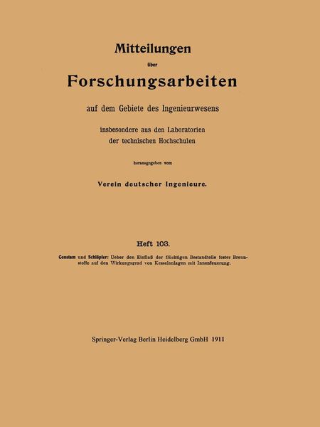Produktbild: Mitteilungen &uuml;ber Forschungsarbeiten auf dem Gebiete des Ingenieurwesens insbesondere aus den Laboratorien der technischen Hochschulen