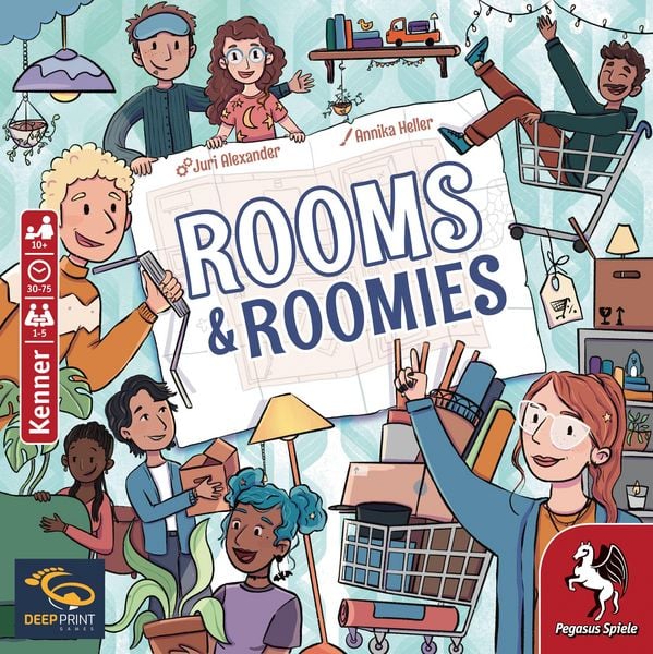 Produktbild: Rooms & Roomies (Deep Print Games)