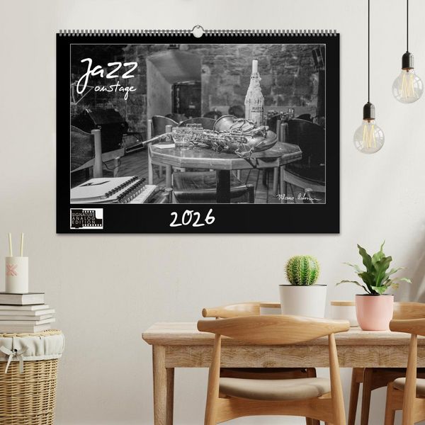 Produktbild: Jazz onstage (Wandkalender 2026 DIN A2 quer), CALVENDO Monatskalender