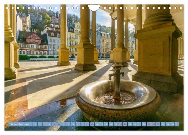 Produktbild: Karlovy Vary - Stadt der heilenden Quellen (Wandkalender 2026 DIN A4 quer), CALVENDO Monatskalender
