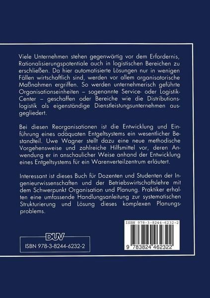 Produktbild: Entgeltdifferenzierung in logistischen Bereichen