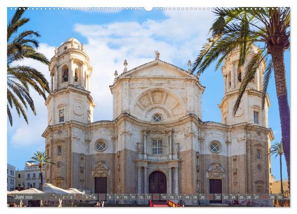 Produktbild: Ein Herz f&uuml;r Cadiz (hochwertiger Premium Wandkalender 2026 DIN A2 quer), Kunstdruck in Hochglanz