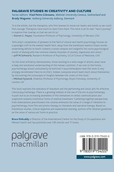 Produktbild: Psychotherapy, Literature and the Visual and Performing Arts