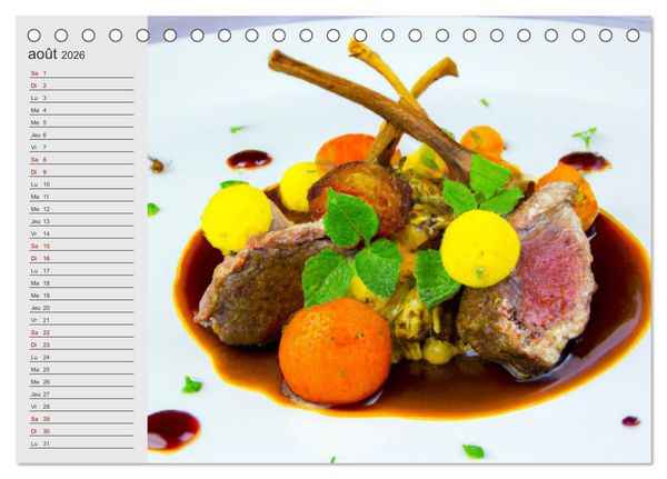 Produktbild: Plaisirs interdits (Calendrier de bureau 2026 DIN A5 vertical), CALVENDO calendrier mensuel