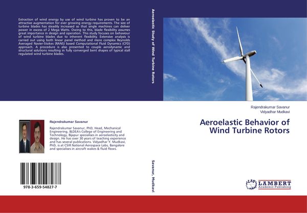 Produktbild: Aeroelastic Behavior of Wind Turbine Rotors