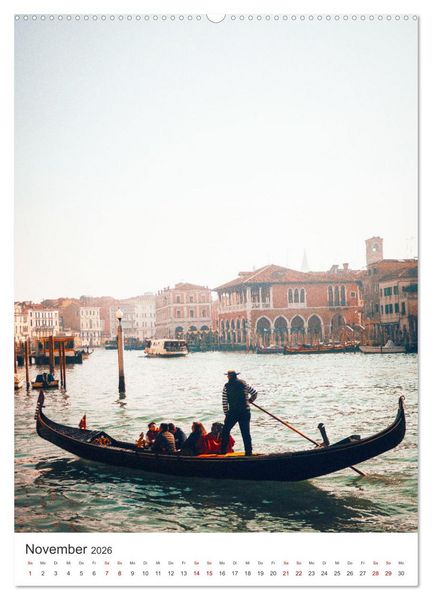 Produktbild: Venedig - Eine Stadt zum Verlieben. (Wandkalender 2026 DIN A2 hoch), CALVENDO Monatskalender
