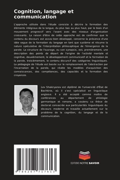Produktbild: Cognition, langage et communication