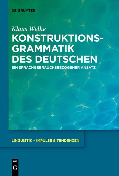 Produktbild: Konstruktionsgrammatik des Deutschen