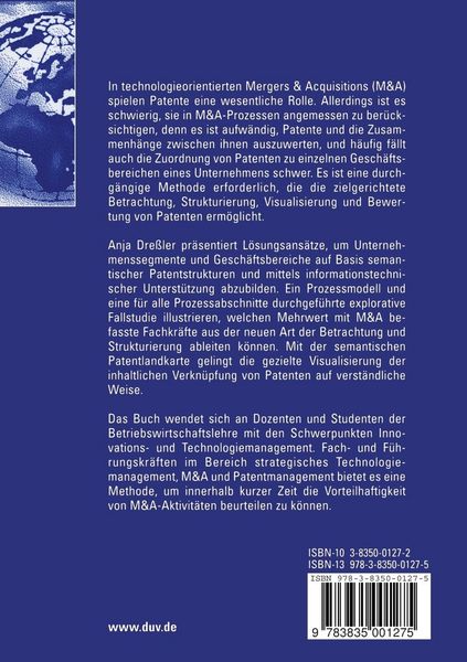 Produktbild: Patente in technologieorientierten Mergers & Acquisitions