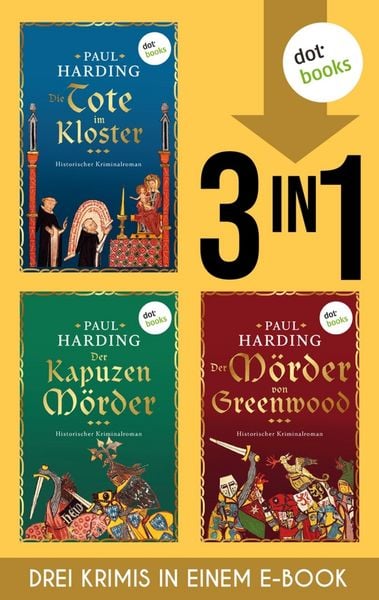 Produktbild: Die Tote im Kloster, Der Kapuzenm&ouml;rder & Der M&ouml;rder von Greenwood
