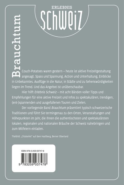 Produktbild: K&uuml;mmerly+Frey Erlebnis Schweiz Brauchtum - Freizeitf&uuml;hrer