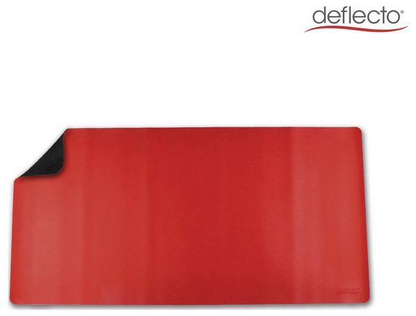 Produktbild: Deflecto DM8040BR Schreibunterlage Schwarz, Rot (B x H) 800mm x 400mm