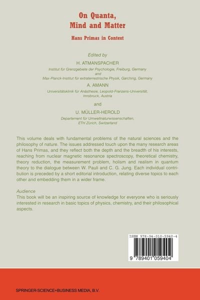 Produktbild: On Quanta, Mind and Matter