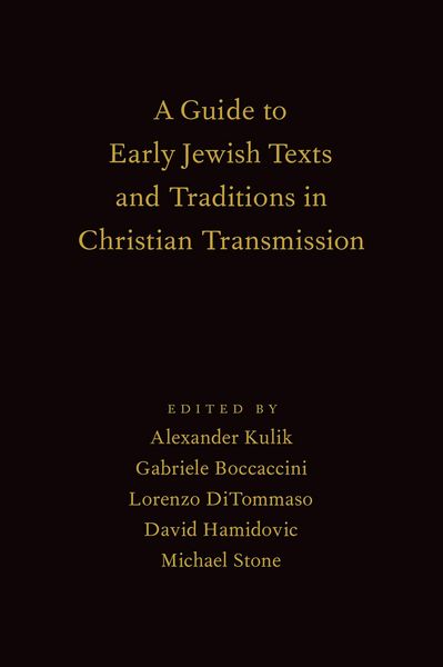 Produktbild: A Guide to Early Jewish Texts and Traditions in Christian Transmission