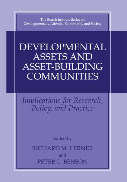 Produktbild: Developmental Assets and Asset-Building Communities