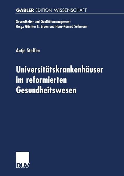 Produktbild: Universit&auml;tskrankenh&auml;user im reformierten Gesundheitswesen