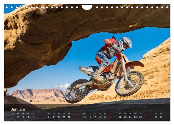 Produktbild: Motocross - Adrenalin pur (Wandkalender 2026 DIN A4 quer), CALVENDO Monatskalender