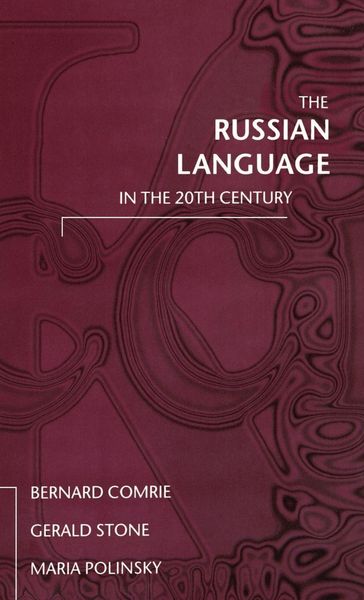 Produktbild: The Russian Language in the Twentieth Century