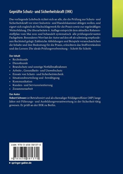 Produktbild: Gepr&uuml;fte Schutz- und Sicherheitskraft (IHK)