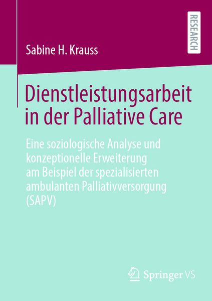 Produktbild: Dienstleistungsarbeit in der Palliative Care