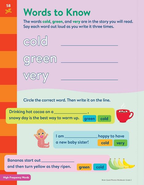 Produktbild: Brain Quest Phonics Workbook: Grade 2