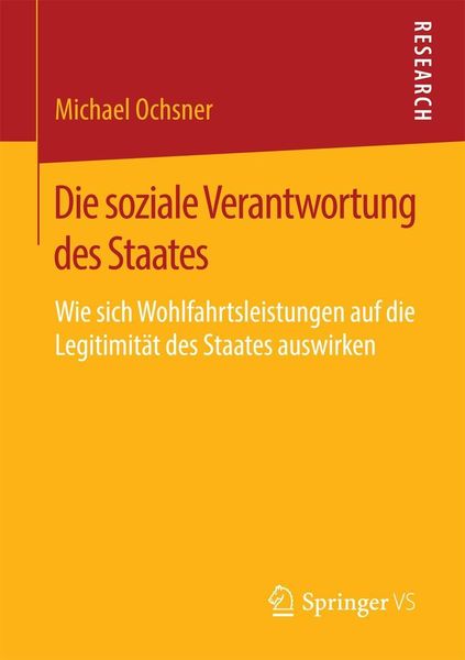 Produktbild: Die soziale Verantwortung des Staates