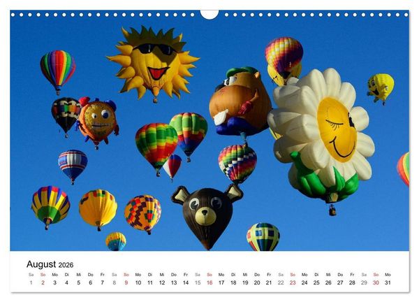 Produktbild: Balloon Fiesta New Mexico (Wandkalender 2026 DIN A3 quer), CALVENDO Monatskalender