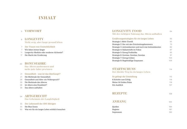 Produktbild: Die Longevity-Food-Formel