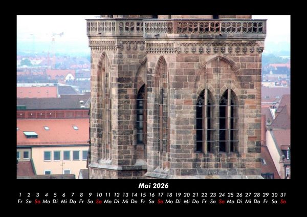 Produktbild: St&auml;dte aus Bayern 2026 Fotokalender DIN A3