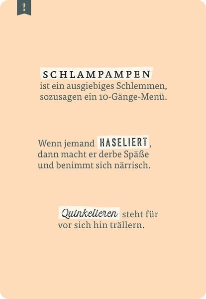 Produktbild: Das gro&szlig;e Quiz der vergessenen W&ouml;rter
