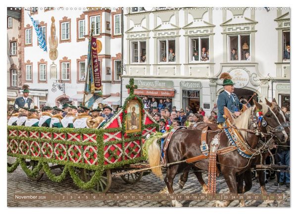 Produktbild: Dahoam in Bayern (hochwertiger Premium Wandkalender 2026 DIN A2 quer), Kunstdruck in Hochglanz