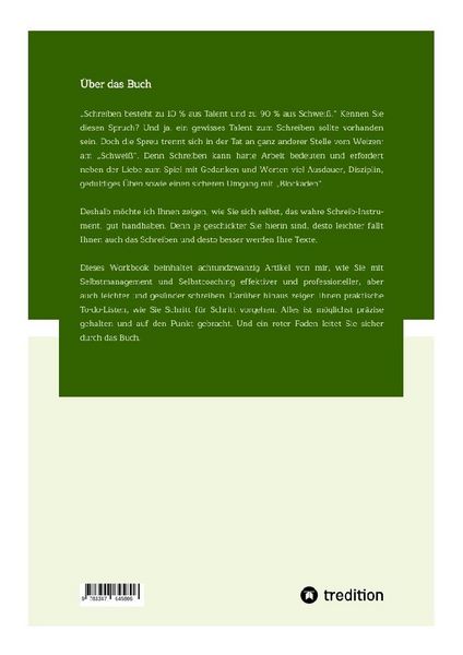 Produktbild: Workbook: Selbstcoaching f&uuml;r Autoren