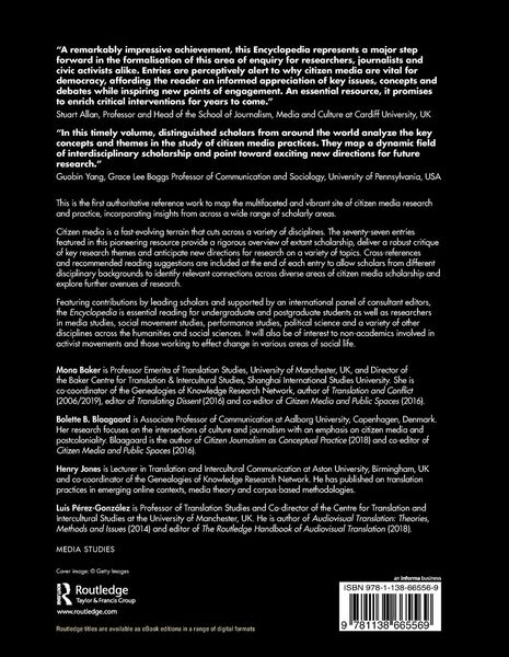 Produktbild: The Routledge Encyclopedia of Citizen Media