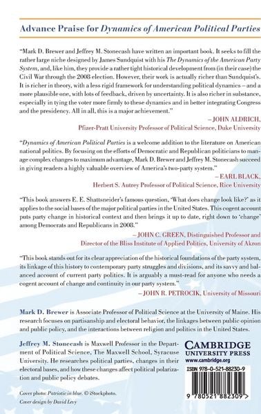 Produktbild: Dynamics of American Political Parties