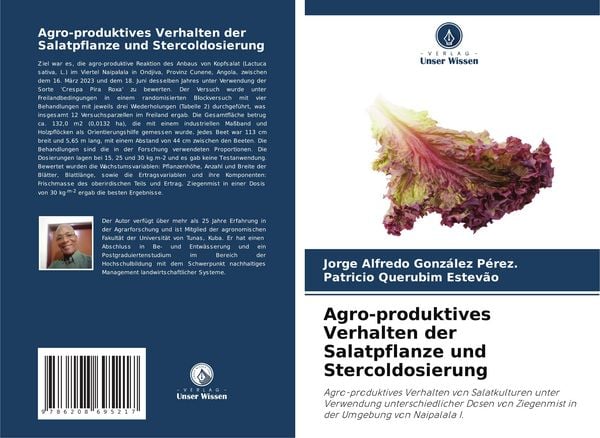 Produktbild: Agro-produktives Verhalten der Salatpflanze und Stercoldosierung