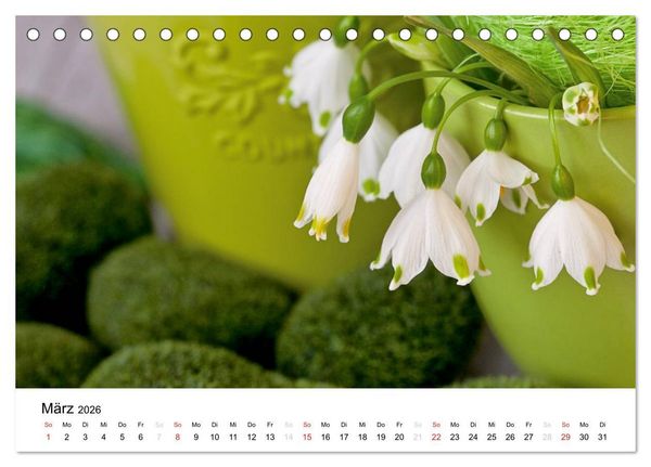 Produktbild: Mein Jahr im Landhausgarten (Tischkalender 2026 DIN A5 quer), CALVENDO Monatskalender