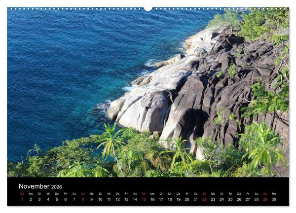 Produktbild: Seychellen (Wandkalender 2026 DIN A2 quer), CALVENDO Monatskalender