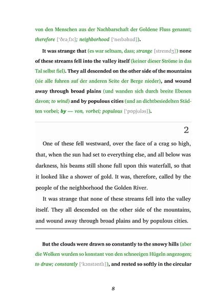 Produktbild: The King of the Golden River / Der K&ouml;nig des Goldenen Flusses (Buch + Audio-CD) - Frank-Lesemethode - Kommentierte zweisprachige Ausgabe Englisch-Deutsch